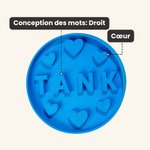 Bol Gamelle Chien avec Nom en Impression 3D Personnalisé Ralentisseur Pour Alimentation Lente