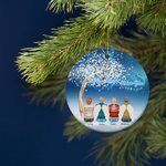 Personalised I' Am Always With You Round Ceramic Ornament Memorial Gift for Family Friend