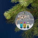 Personalised In Loving Memory Of Those Who Are Forever In My Heart Ceramic Ornament Christmas Memorial Gift for Family Friends