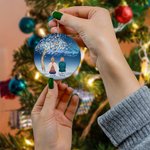 Personalised I' Am Always With You Round Ceramic Ornament Memorial Gift for Family Friend