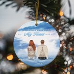 Henkilökohtainen Siipesi olivat valmiit, mutta sydämeni ei ollut keraaminen koriste Joulun muistolahja perheelle Ystäville