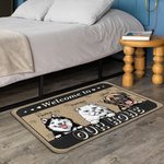 Gepersonaliseerde Welkom In Mijn Huis Huisdier Deurmat Grappig Huisdierliefhebbers Kat Hond Geschenk voor Binnen Buiteningang