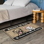 Tappetino di benvenuto personalizzato Beware of Pets Regalo di Natale Gatto Cane Amanti degli animali domestici