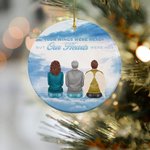 Henkilökohtainen Siipesi olivat valmiit, mutta sydämeni ei ollut keraaminen koriste Joulun muistolahja perheelle Ystäville