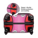 Personalized Just A Person Who Loves Traveling Luggage Protective Cover with Name Fits 18-32 Inches Suitcase Vacation Gift for Travel Lover