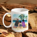 Personalized Let's Sleep Under The Stars White 11/15oz Ceramic Mug Camping Trip Mug Gift for Family Friend