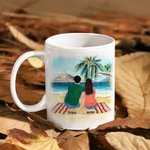 Personalised Let's Go Camping White 11/15oz Ceramic Mug Family Camping Vacation Mug Gift for Family Friend