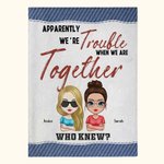 Personalizada Jeans Style We're Trouble When We Are Together Who Knew Manta Soul Sister Gift Regalo de Navidad