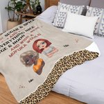 Manta personalizada estilo leopardo We're Not Sugar & Spice Regalo de Navidad Regalo de cumpleaños para la mejor amiga