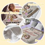 Personalizada We're Trouble When We Are Together Who Knew Bestie Manta Regalo de Navidad Regalo de Cumpleaños