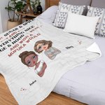 Personalizada We're Not Sugar & Spice Manta ligera suave y calentita Mejor amigo Regalo de cumpleaños