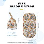 Personalised Vintage Floral Swaddle Set Sleep Sack and Hat Newborn Gift Baby Shower Gift for Baby