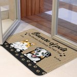 Personalized Beware Of Pet The Owners Are Shady As Hell Too Pet Declaration Door Mat Home Decoration Gift for Pet Lover