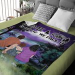 Gepersonaliseerde Home Is Where We Park It Deken Huidvriendelijk Verjaardag Kerstcadeau voor echtpaar Familie Camping Liefhebbers Camp Accessoire