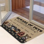 Henkilökohtainen todella innoissaan olet täällä lemmikkieläin rakkaus omistajalle ovimatto syntymäpäivälahja lemmikin omistajalle kodin sisustus