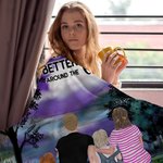 Personlig bekväm Camplife Flannel Sherpa-filt Födelsedag Housewarming Present till familjen