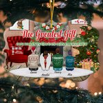 Personalizzato Il più grande regalo che i nostri genitori ci hanno fatto è stato l'altro Ornamento in ceramica con nomi Regalo di Natale per la famigl