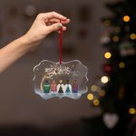 Personalised I Am Always With You Irregular Shape Acrylic Ornament  with 2-6 Names Memorial Christmas Gift for Family Friends