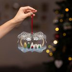 Personalised I Miss You I'm Always With You Irregular Shape Acrylic Ornament Christmas Memorial Gift for Family Friends