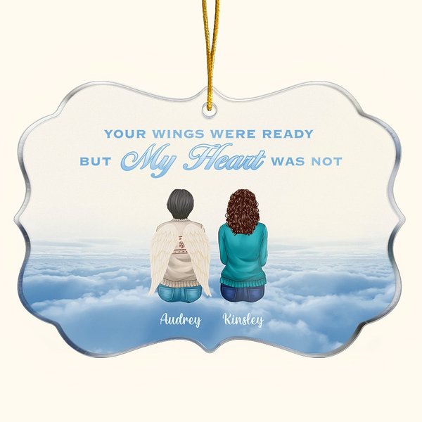 Irregular Shape Acrylic Ornament Christmas Memorial Gift