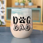 Gepersonaliseerd Spelen met mijn harige vrienden onder de esdoorn wijn Tumbler Food Grade roestvrij staal Verjaardag Kerstcadeau voor hondenliefhebber