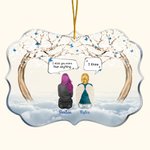 Personalized I Miss You More Than Anything I Know Irregular Shape Acrylic Decoration Christmas Birthday Commemorative Gift for Family Friends