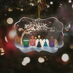 Personalised I Am Always With You Irregular Shape Acrylic Ornament  with 2-6 Names Memorial Christmas Gift for Family Friends