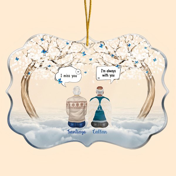 Miss You Always Acrylic Ornament Christmas Gift