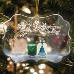 Personalised In Loving Memory Of Those Who Are Forever In Our Hearts Irregular Shape Acrylic Ornament Christmas Memorial Gift for Family Friends