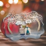 Personalised I Miss You I'm Always With You Irregular Shape Acrylic Ornament Christmas Memorial Gift for Family Friends