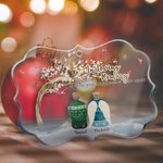 Personalised In Loving Memory Of Those Who Are Forever In Our Hearts Irregular Shape Acrylic Ornament Christmas Memorial Gift for Family Friends