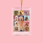 Décoration Personnalisée avec 1-9 Photos Style Eras Tour Ornement de Noël en Acrylic Décor Arbre Noël Pour Famille Amoureux des Animaux