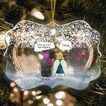 Personalized I Miss You More Than Anything I Know Irregular Shape Acrylic Decoration Christmas Birthday Commemorative Gift for Family Friends
