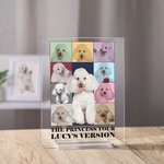 Gepersonaliseerde Eras Tour Poster Foto's Acryl Plaquette Desk Decoratie Kerst Verjaardag Gift voor Vrienden Familie Pet Lovers