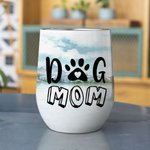 Personalized Enjoy The Natural Scenery Together with Dogs Wine Tumbler Food Grade Stainless Steel Birthday Christmas Gift for Dog Lovers