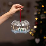 Personalized I Miss You More Than Anything I Know Irregular Shape Acrylic Decoration Christmas Birthday Commemorative Gift for Family Friends