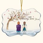 Personalised I Am Always With You Irregular Shape Acrylic Ornament  with 2-6 Names Memorial Christmas Gift for Family Friends