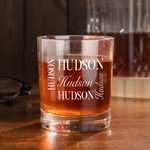 Vasos de Whisky Personalizados con Nombre 10oz Cocktail Bourbon Rocks Vasos para Beber Cumpleaños Dia del Padre Regalo de Bodas para Amantes de los Li