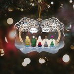 Personalised I Miss You I'm Always With You Irregular Shape Acrylic Ornament Christmas Memorial Gift for Family Friends