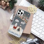 Personliga kardinaler Jag saknar dig Jag är alltid med dig Mobilskal med namn Julminnesgåva för familj