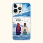 Personalisierte Ich vermisse dich mehr als alles, was ich weiß iPhone Telefon Fall Weihnachten Memorial Geschenk für Familie