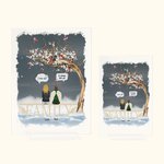 Personalisierte Ich vermisse dich ich bin immer bei dir Acryl Plaque Weihnachten Memorial Geschenk für Familie Freunde