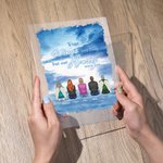 Personalized Your Wings Were Ready But Our Hearts Were Not Acrylic Plaque Desk Decor Memorial Gift for Family