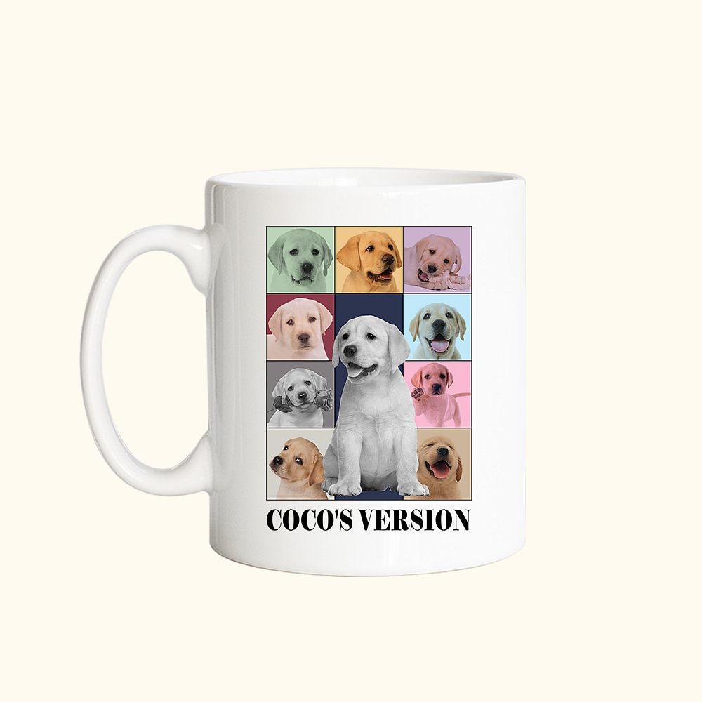 Mug personnalisé Eras Tour Style Poster 11oz Anniversaire Noël Cadeau pour Ami Famille Amoureux des animaux