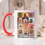 Tazza personalizzata Eras Tour Poster Style 11oz Regalo di Natale per amici, famiglia e amanti degli animali domestici