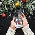 Funda de móvil personalizada We Miss You More Than Anything We Know Regalo de Navidad para amigos Familia