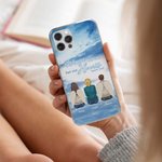 Personalisierte Ihre Flügel waren bereit, aber unsere Herzen waren nicht iPhone Phone Case Memorial Geschenk für den Verlust eines geliebten Menschen