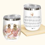 Personalizzato Will You Be My Bridesmaid 12 oz Wine Tumbler Bachelorette Party Favor Wedding Gift for Bridesmaids (Regalo di nozze per damigelle d'ono