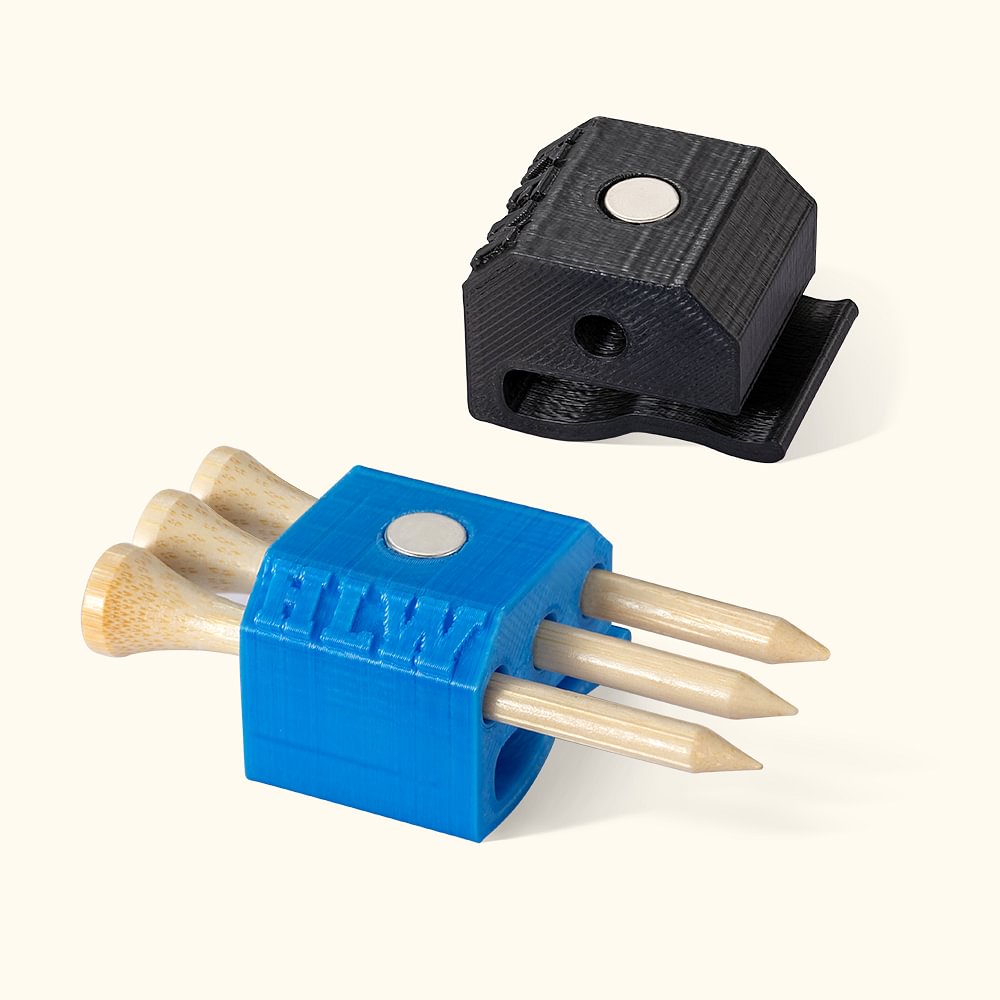 Clip Magnétique Tee de Golf Personnalisé avec Lettres en Impression 3D Cadeau Anniversaire Fête des Pères pour Amateur de Golf