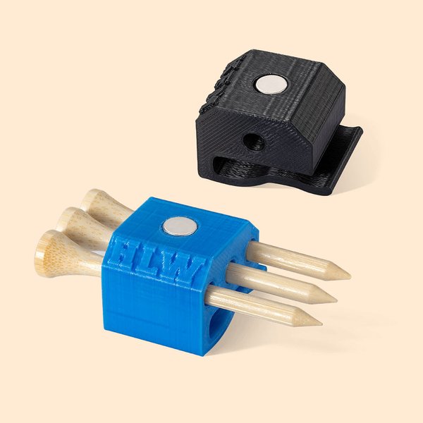 Clip Magnétique Tee de Golf Personnalisé avec Lettres en Impression 3D Cadeau Anniversaire Fête des Pères pour Amateur de Golf